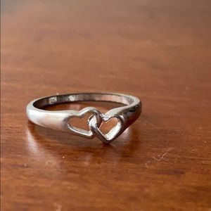 Lia Sophia Interlocking Hearts Ring